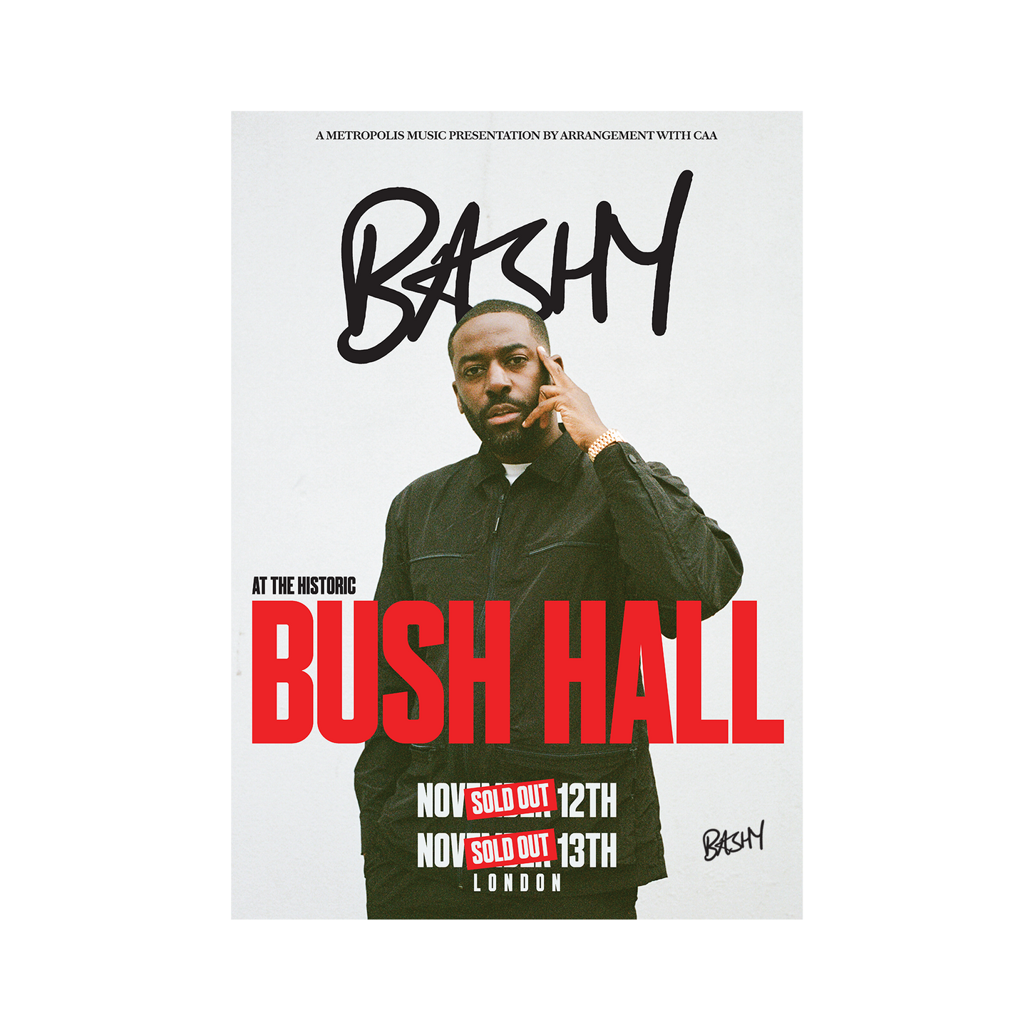 Bashy Poster Signed