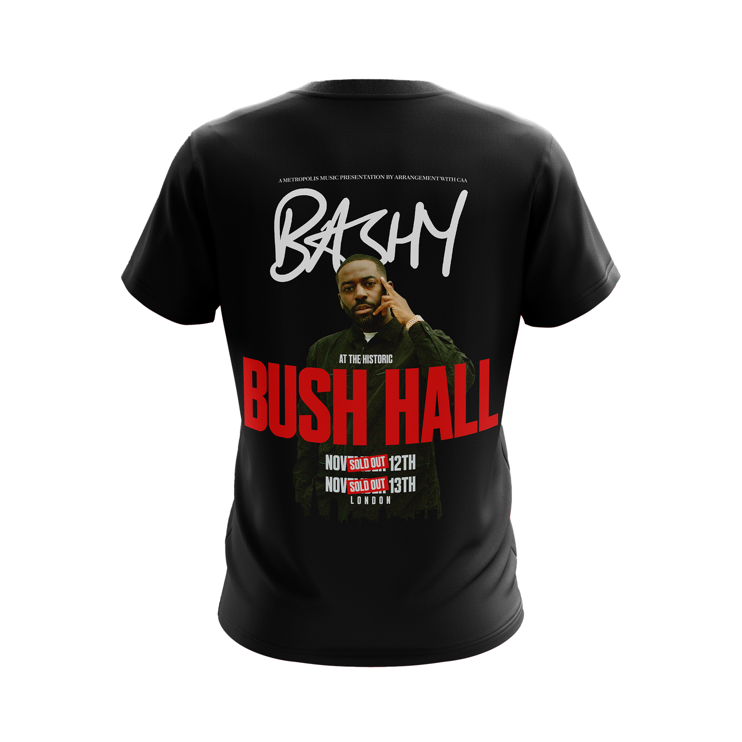 Bush Hall Tee Black