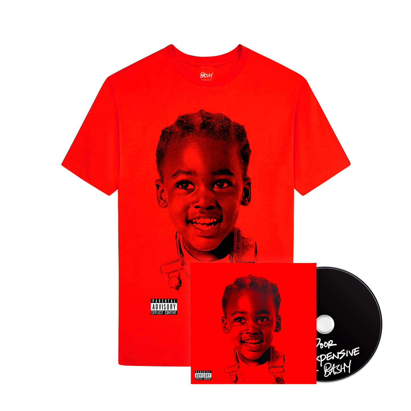 Being Poor Is Expensive Bashy Tee Red + CD